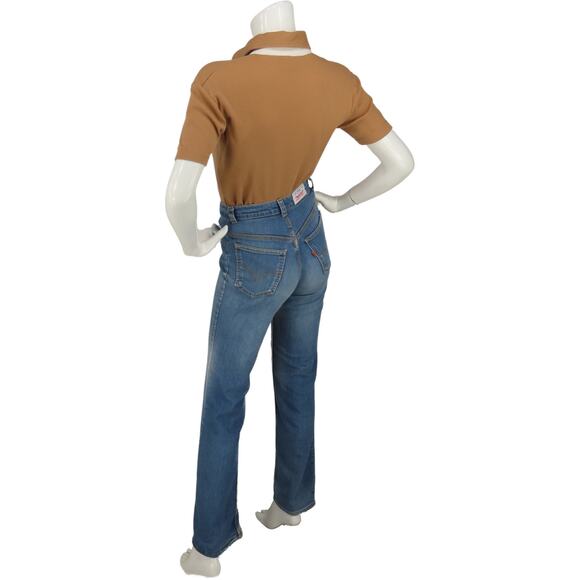 Retro Camel Polo w/ Artistic Pocket & Soft Collar - Picture 8 of 12